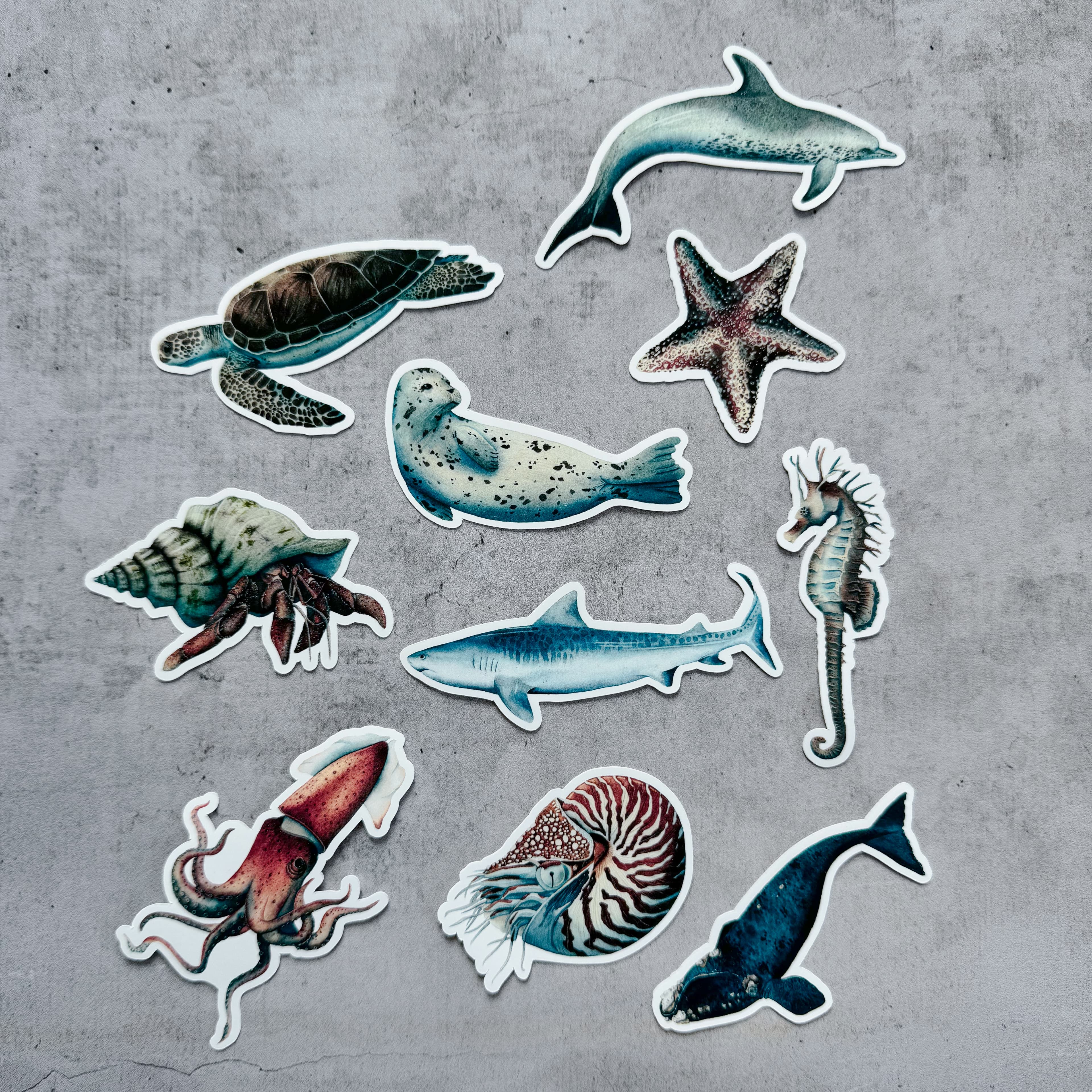 Pack de 10 stickers - Abysse