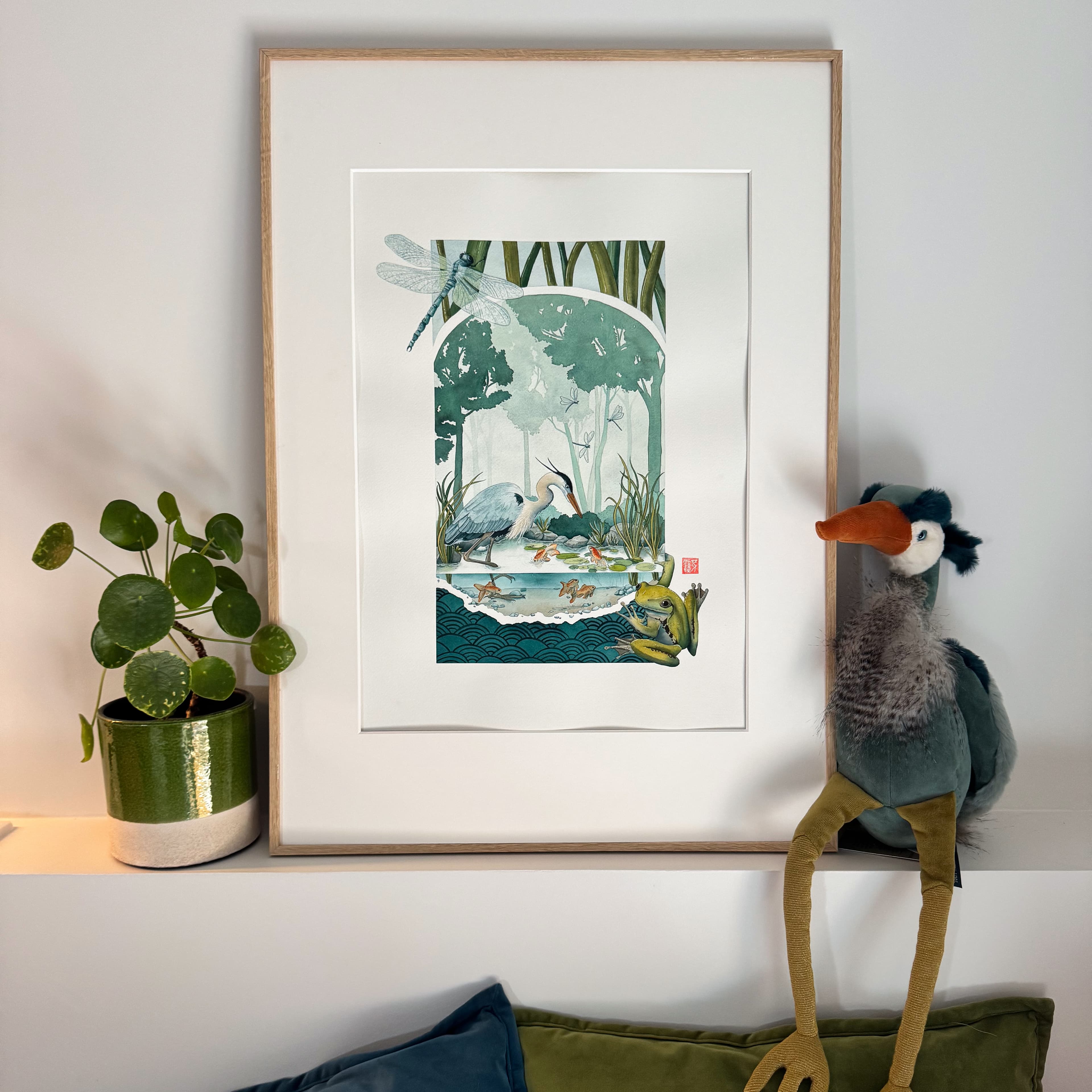 L'Etang (The Pond) — Fine Art Print — photo 3