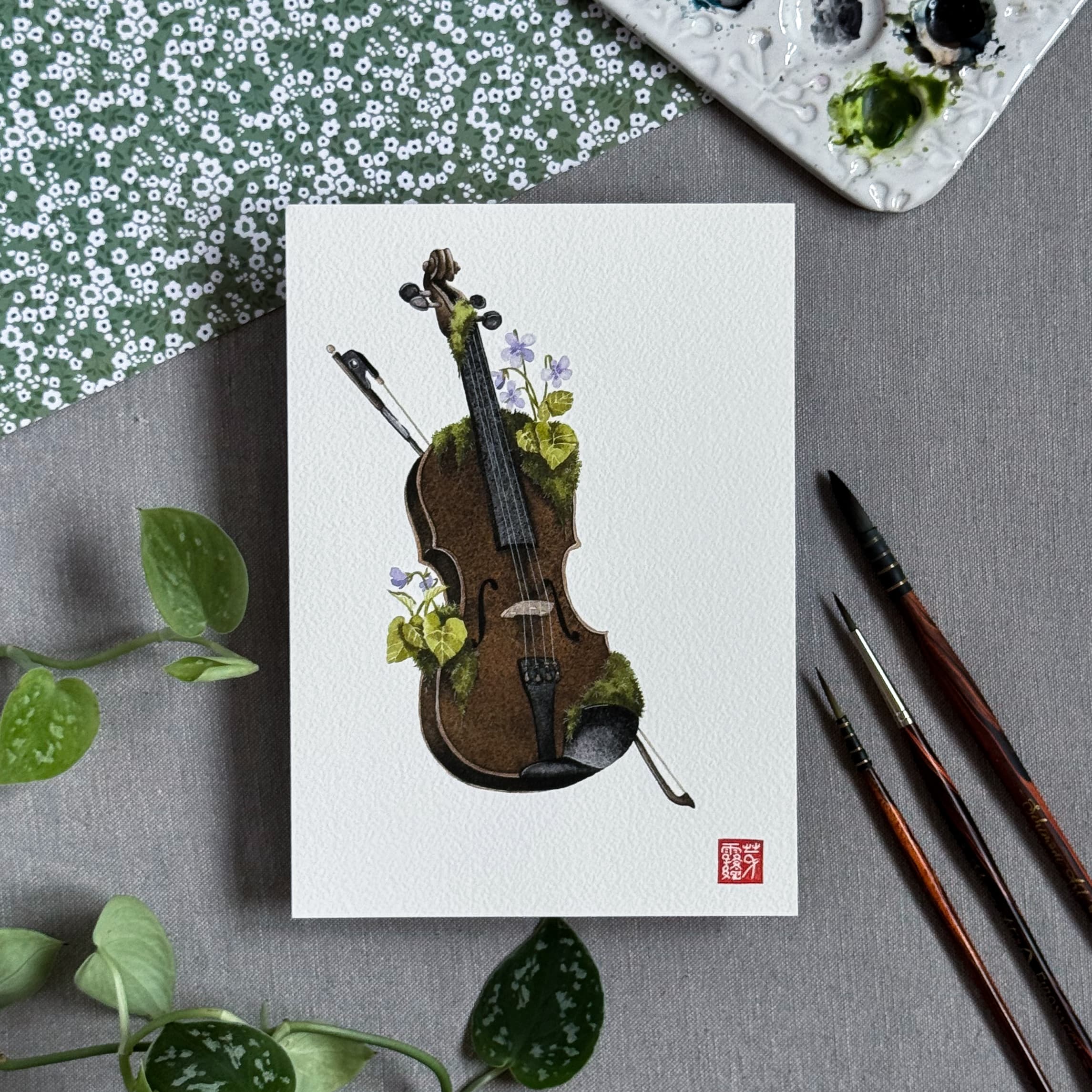 Le Violon forestier II - Reproduction Fine Art