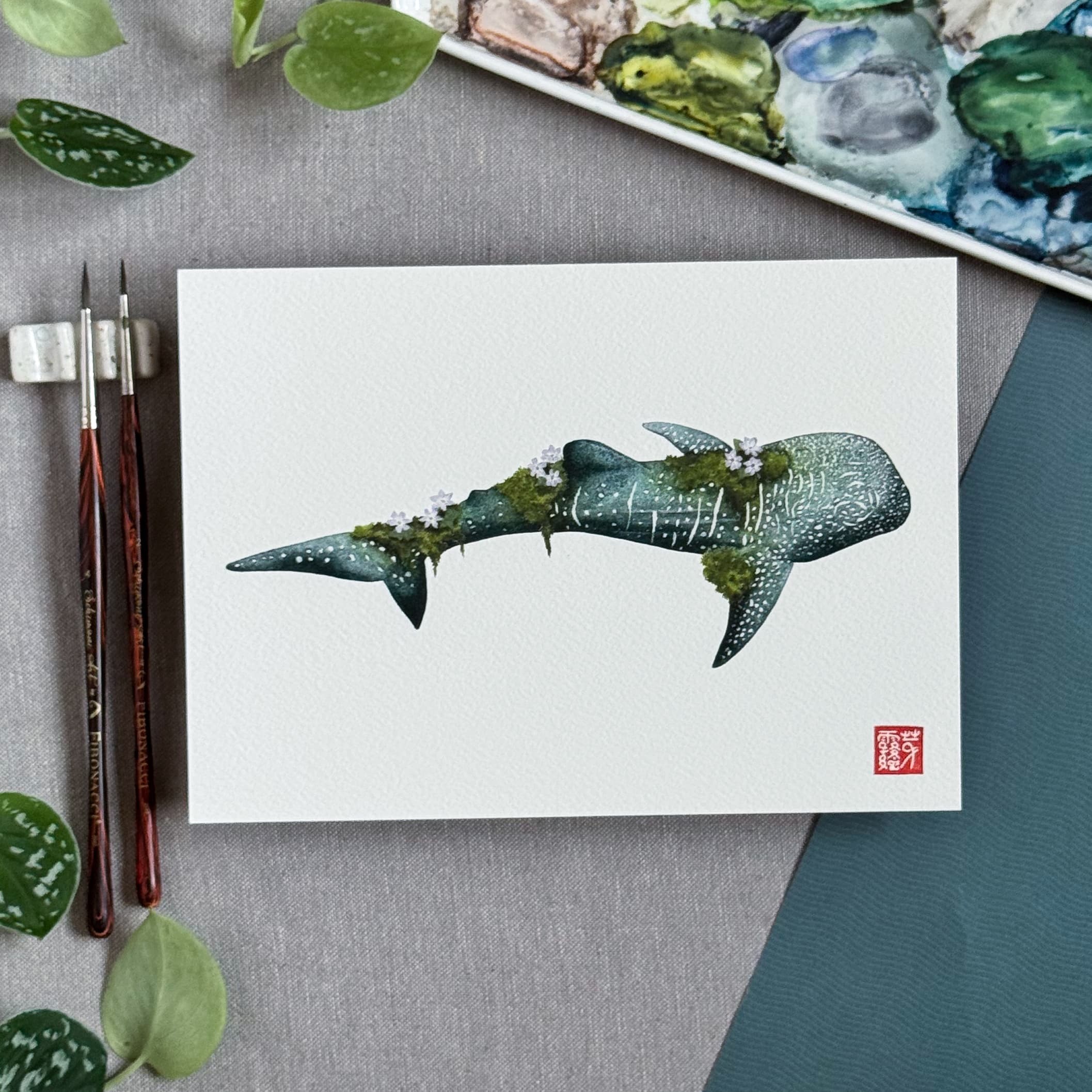 Le Requin-baleine des sous-bois (Undergrowth Whale Shark) — Fine Art Print
