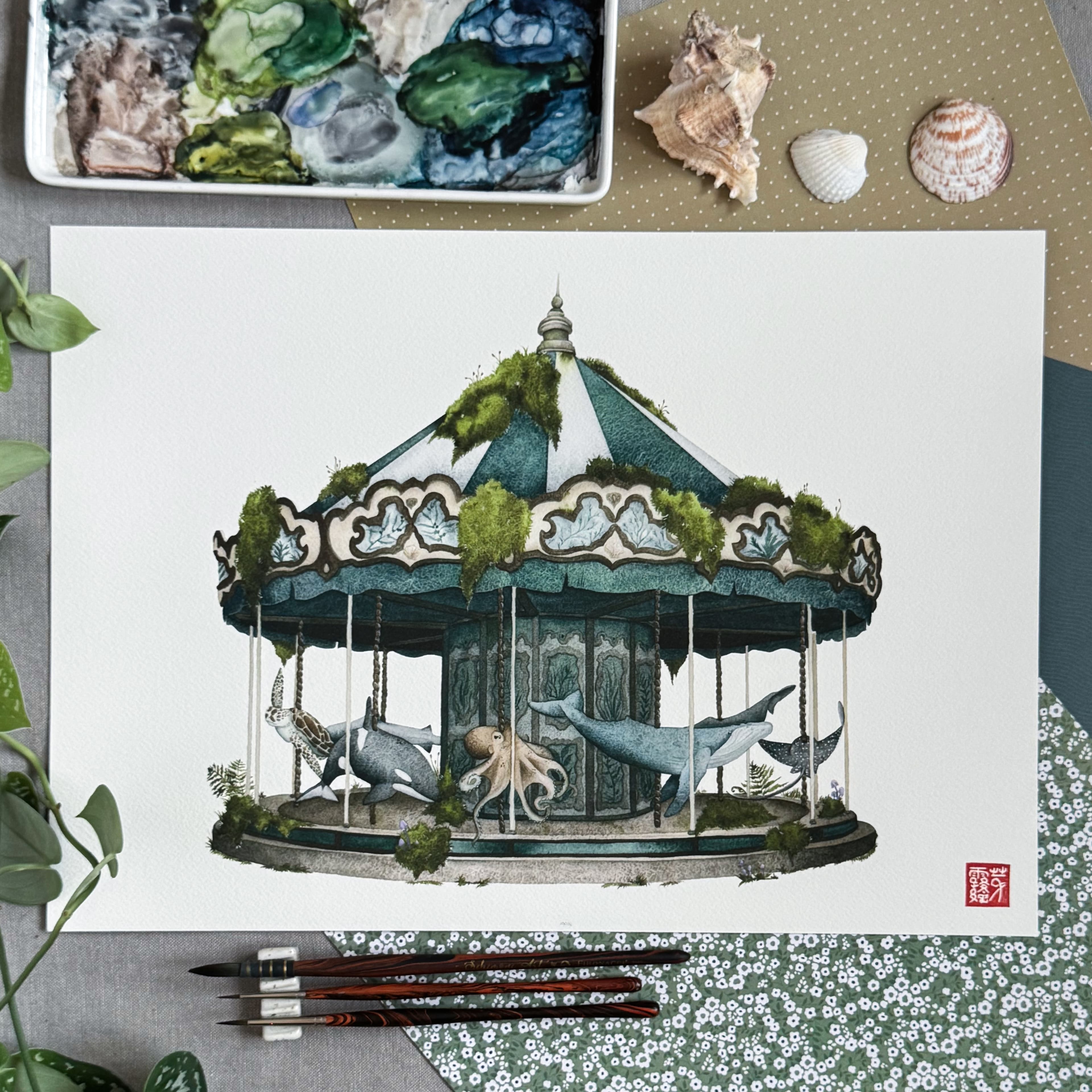 Le Manège (The Carousel) — Fine Art Print — photo 1