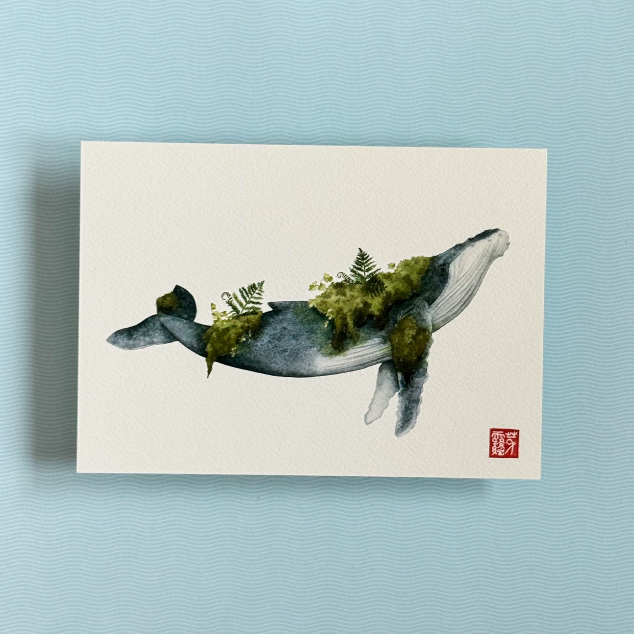 La Baleine sylvestre (Sylvan Whale) — Fine Art Print