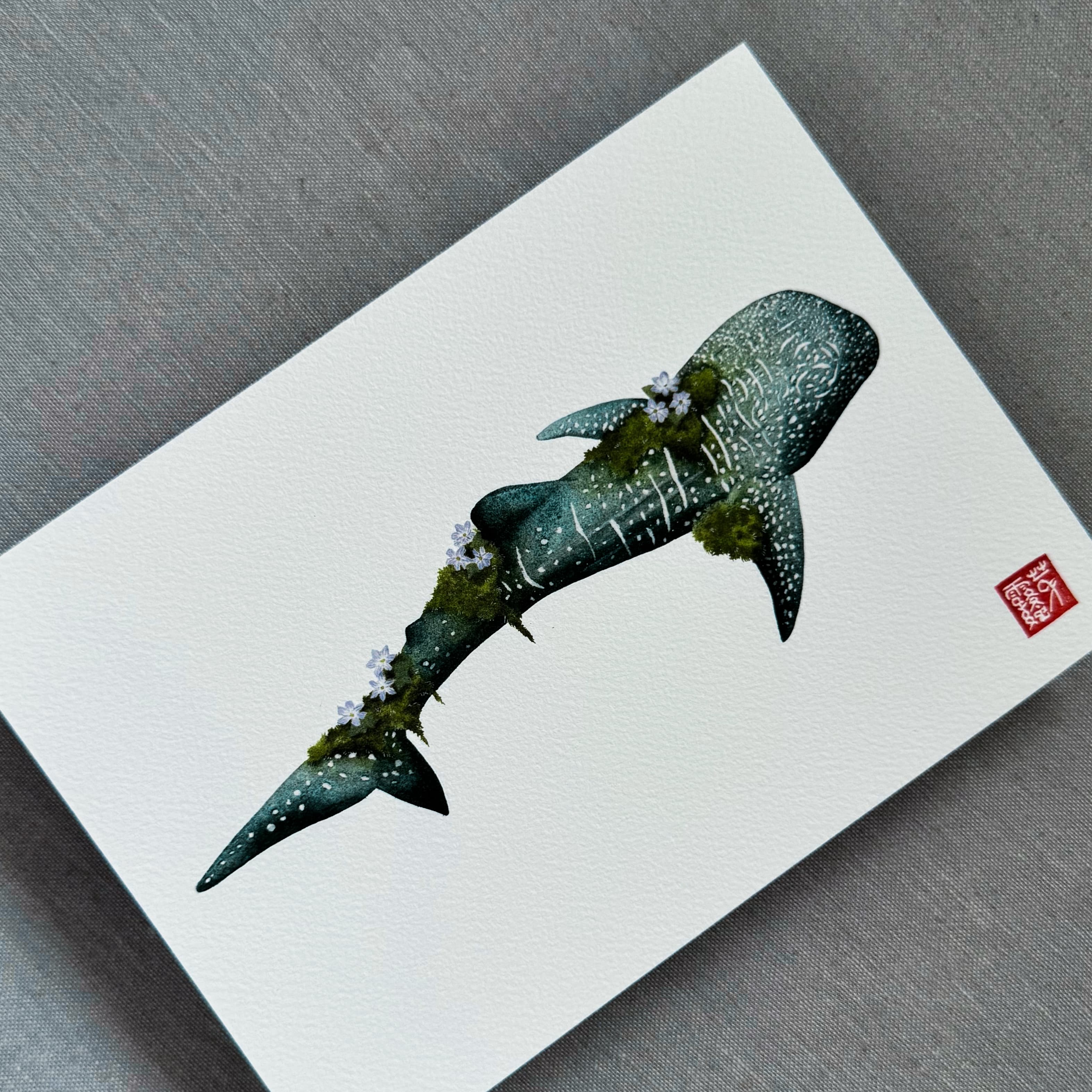 Le Requin-baleine des sous-bois - Reproduction Fine Art — photo 3