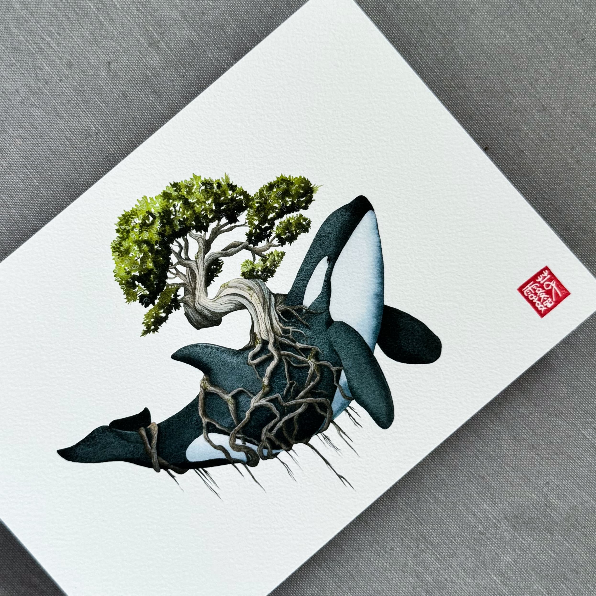L'Orque sylvestre (Sylvan Orca) — Fine Art Print — photo 2