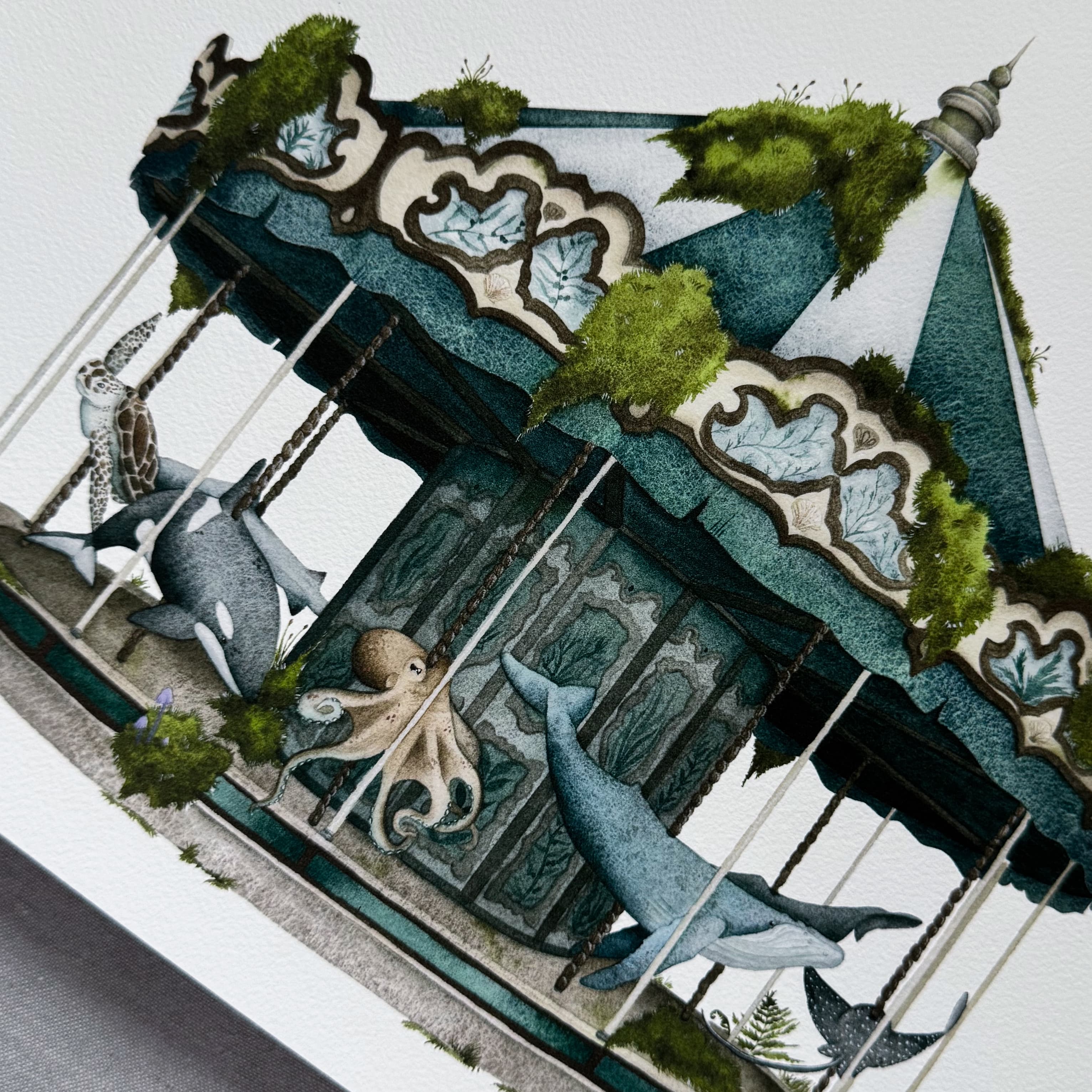 Le Manège (The Carousel) — Fine Art Print — photo 2