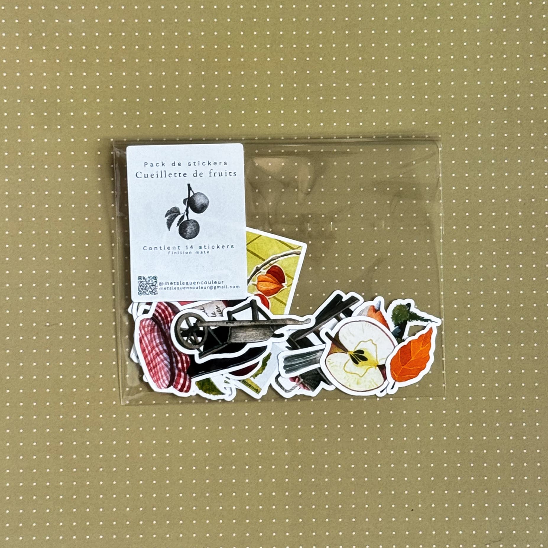 Pack de 14 stickers - Cueillette — photo 2