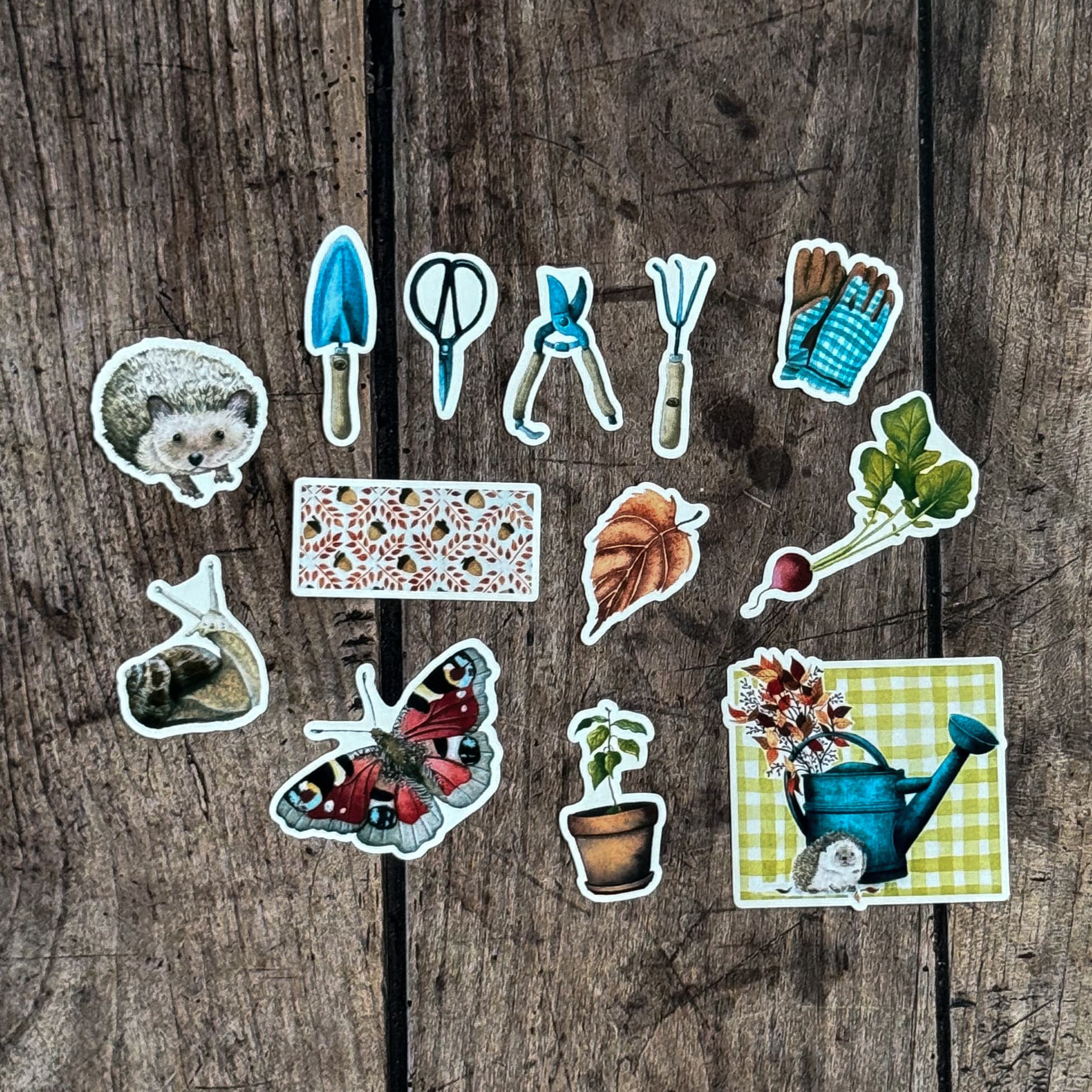 Pack de 13 stickers - Potager