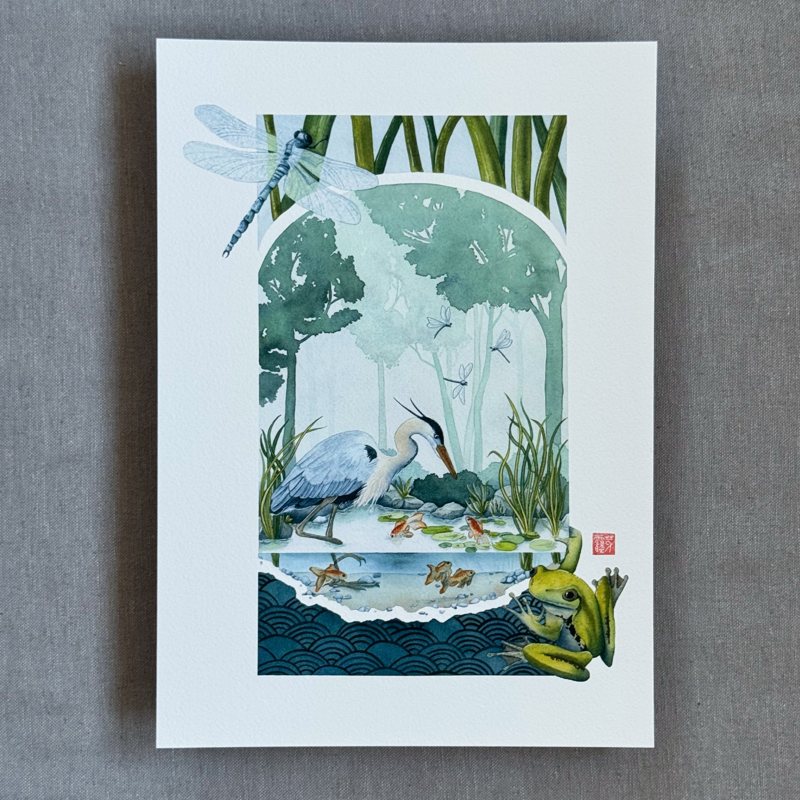 L'Etang (The Pond) — Fine Art Print — photo 1