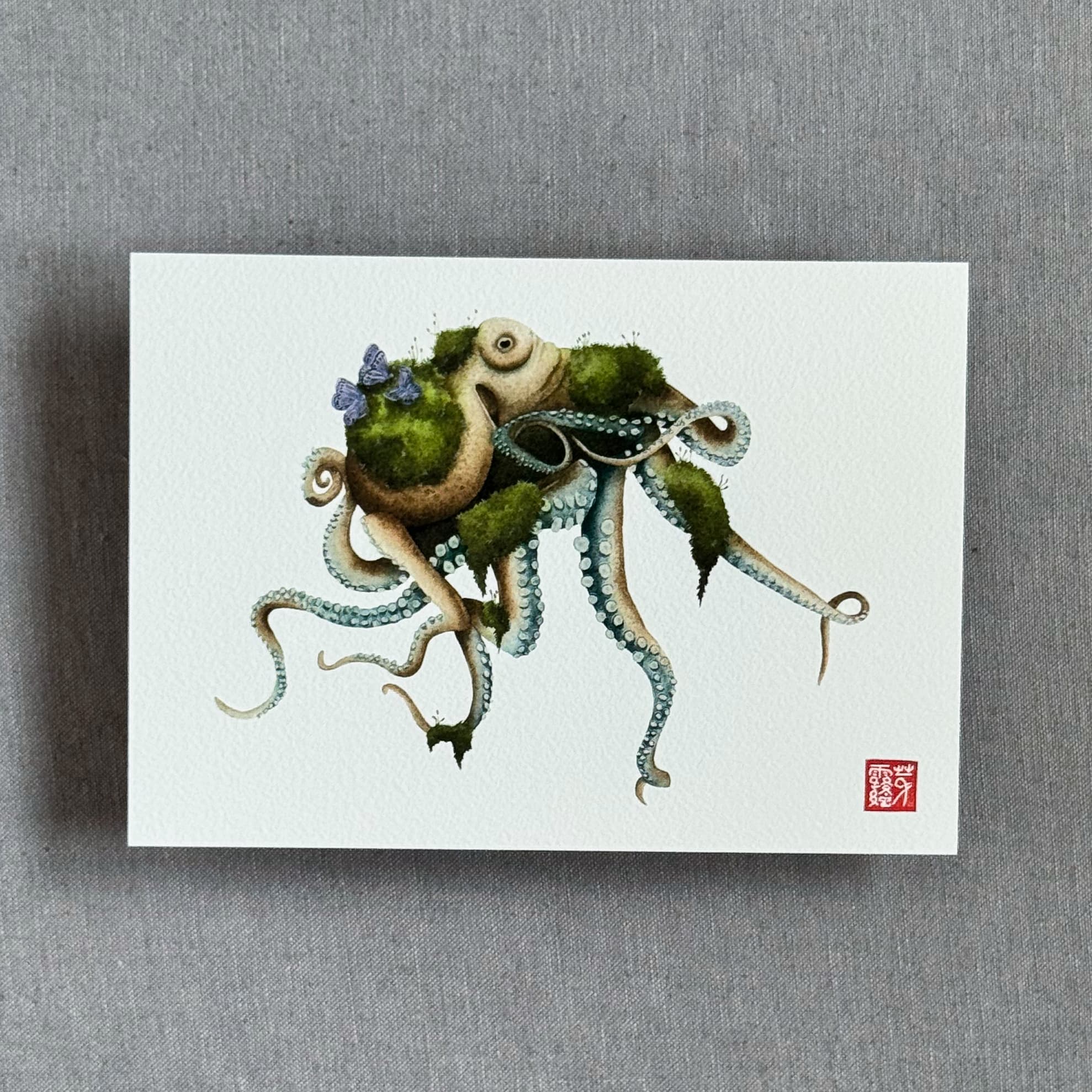 La Pieuvre mellifère (Honeybearing Octopus) — Fine Art Print — photo 2