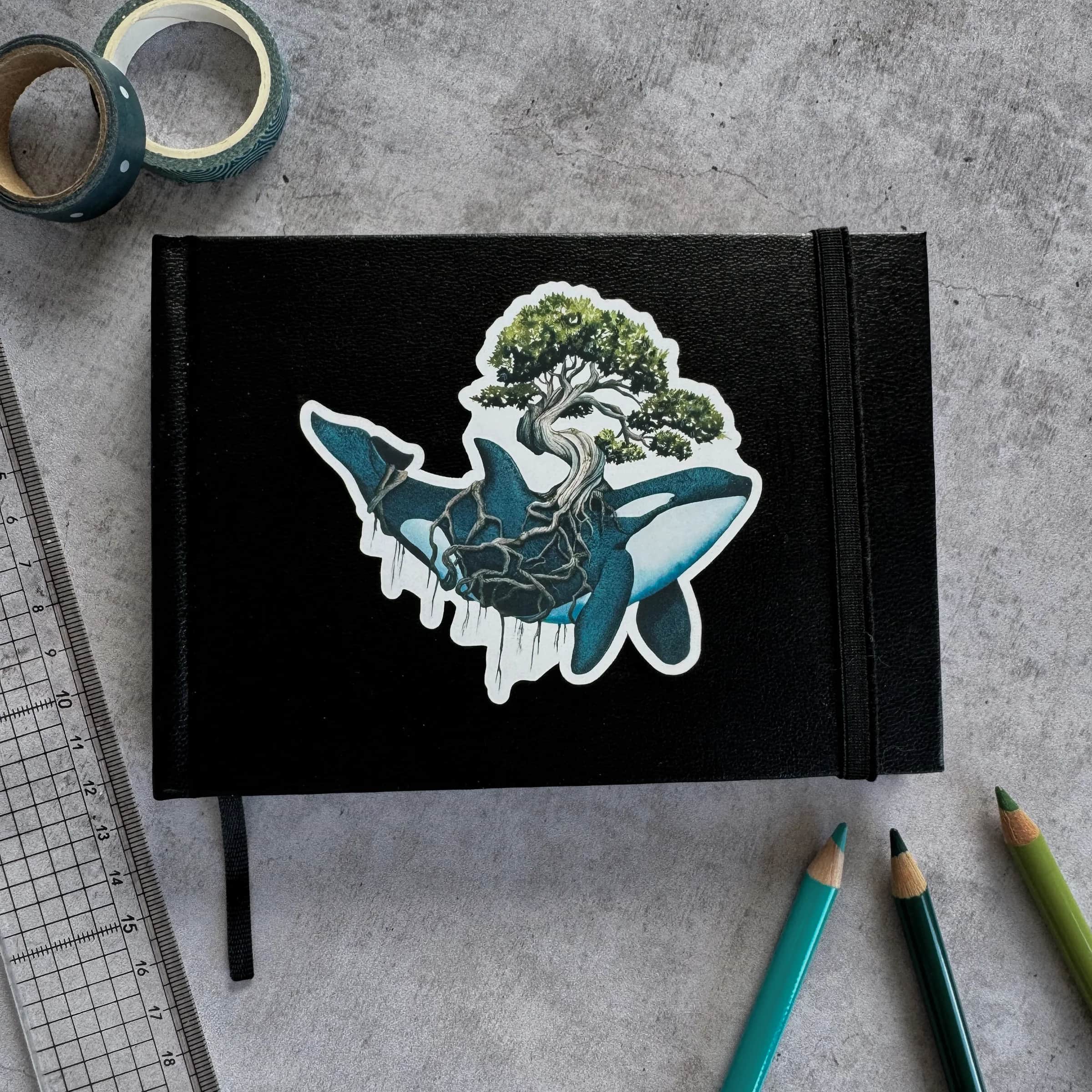 Sticker - Orque Sylvestre - finition mate, foto 2