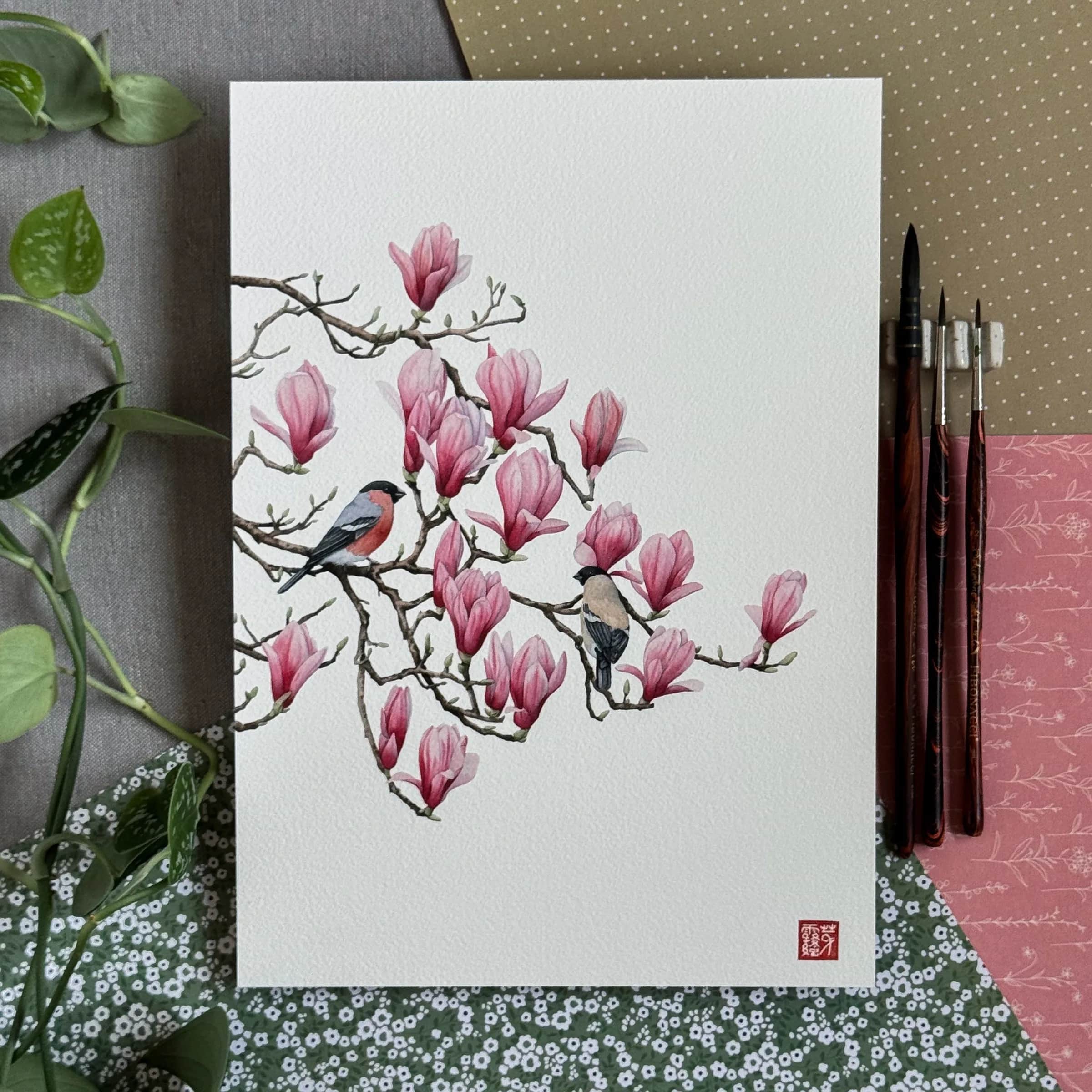 Le Magnolia et les bouvreuils, foto 2