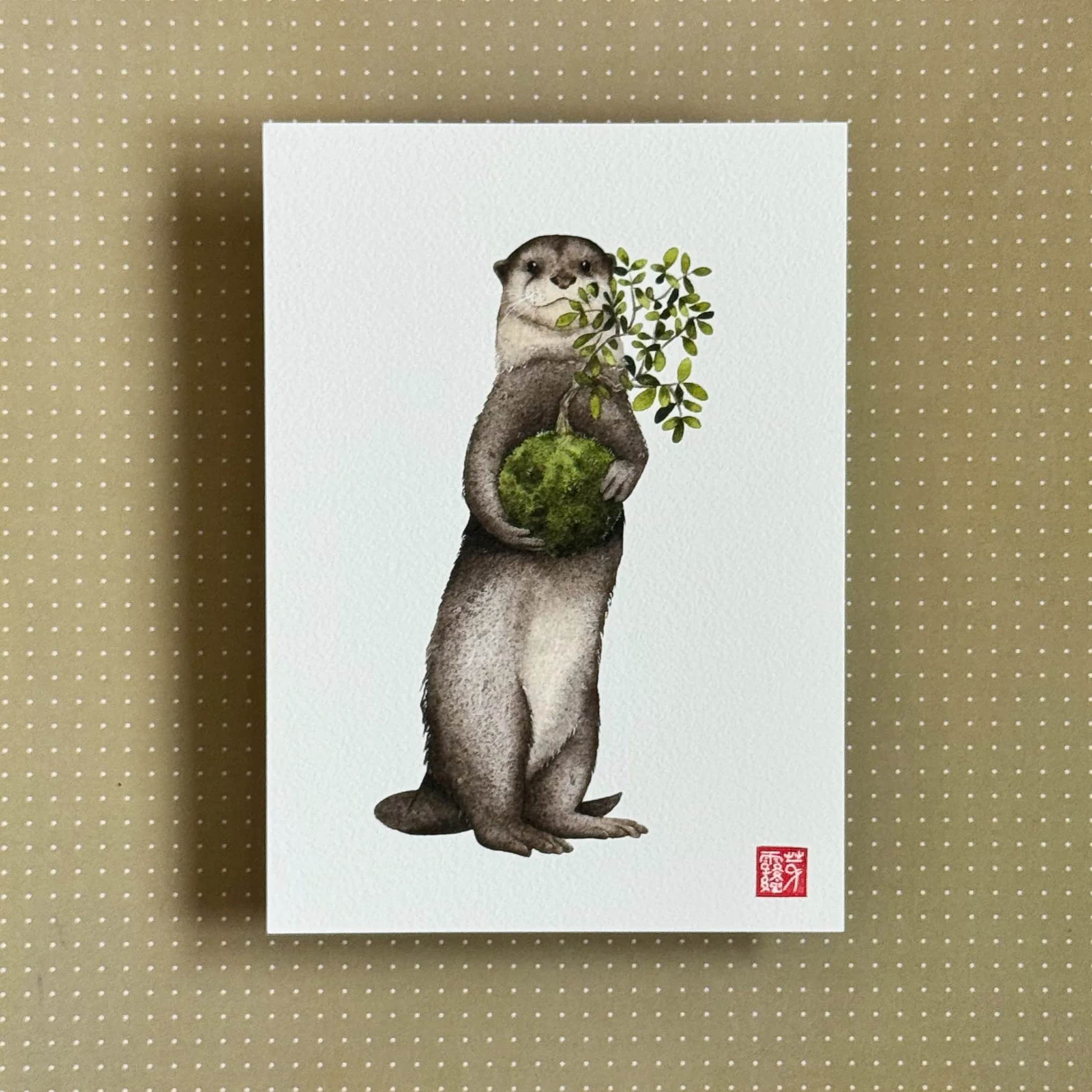 La Loutre au kokedama, foto 2