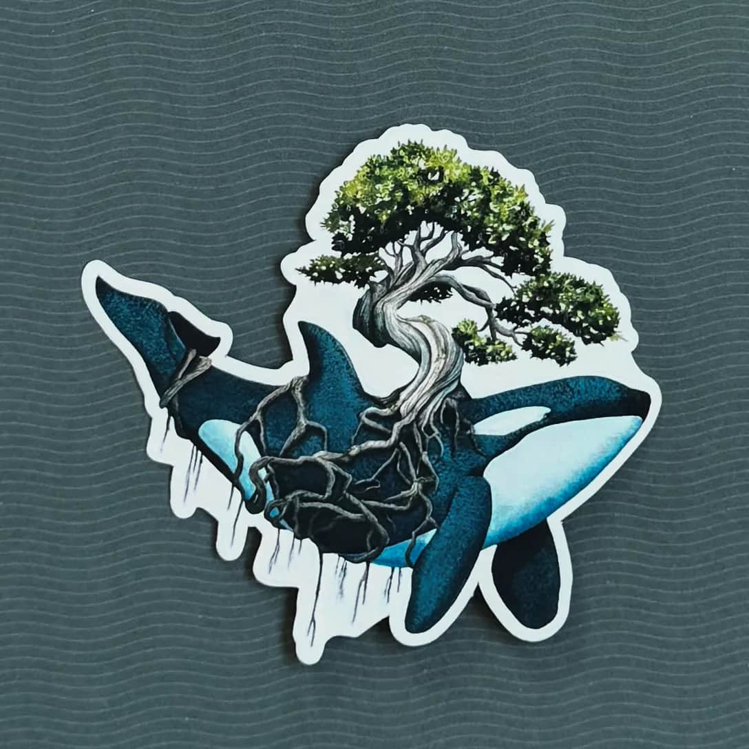 Sticker - Orque Sylvestre - finition mate, foto 1