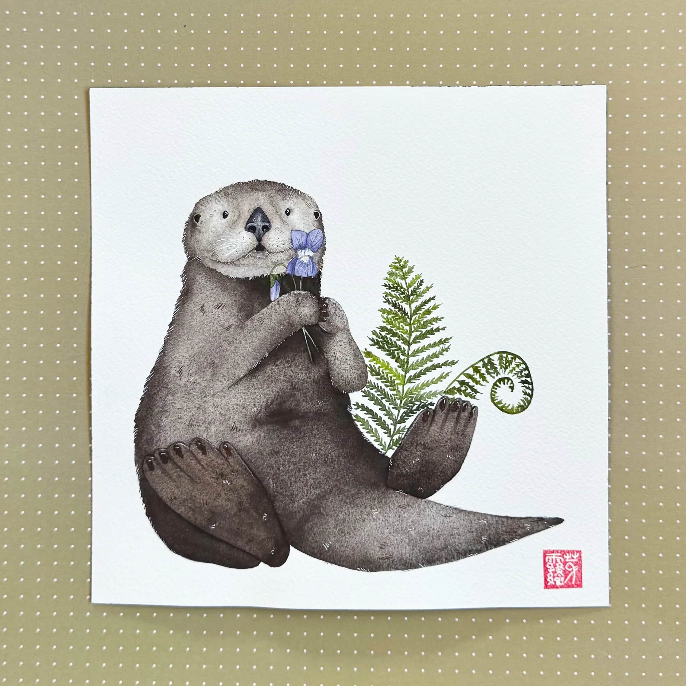 Der Otter mit der Iris