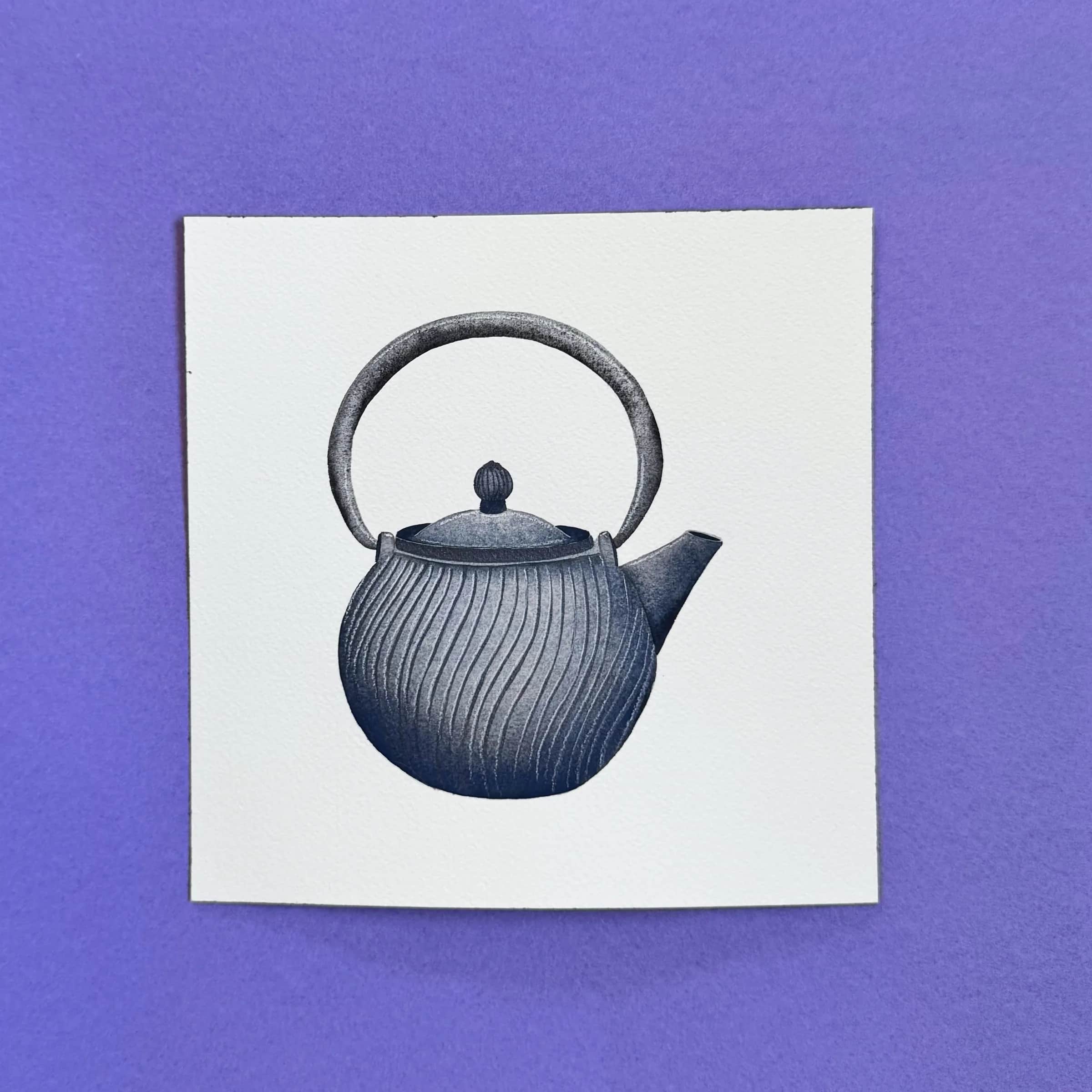 La Théière bleue