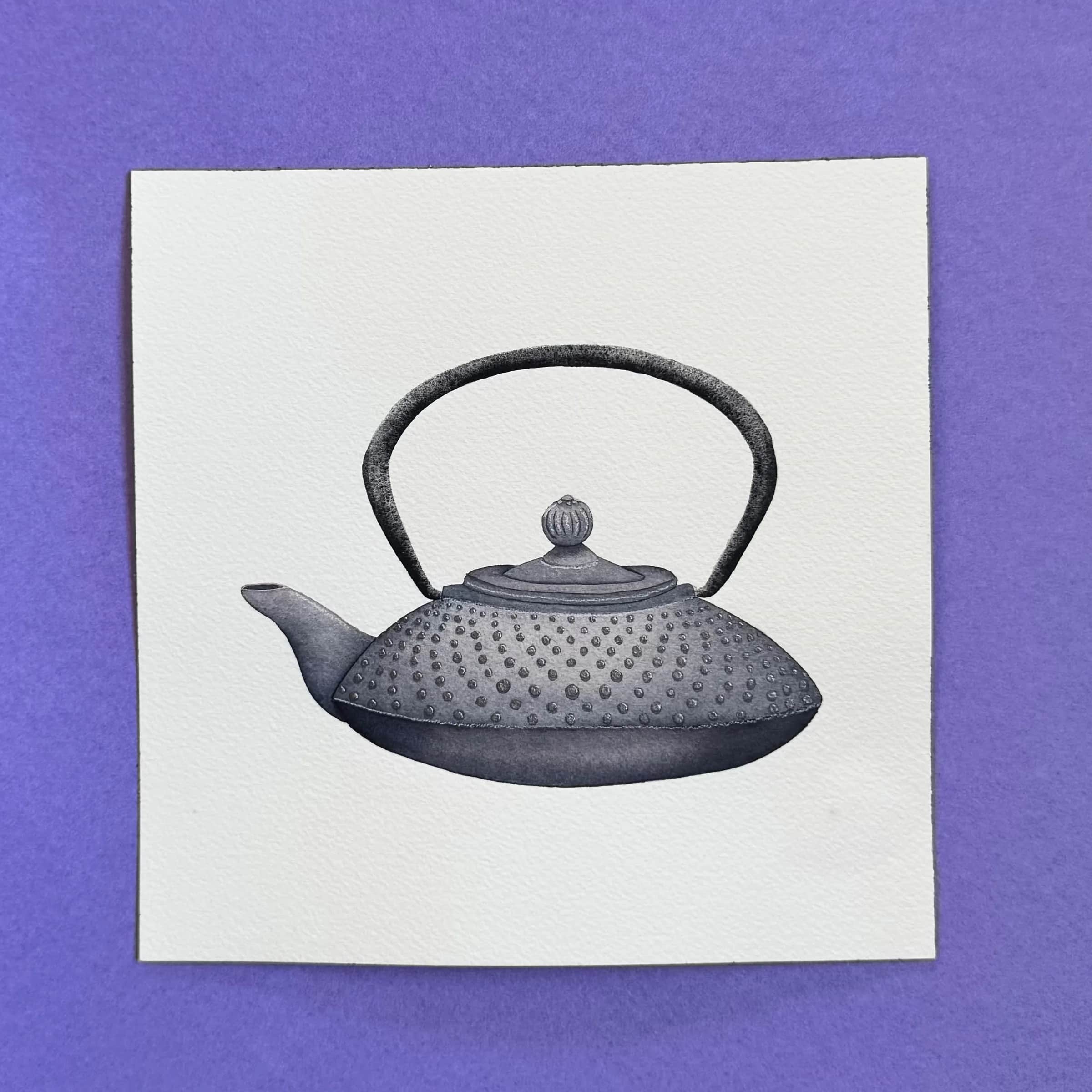 La Théière mauve