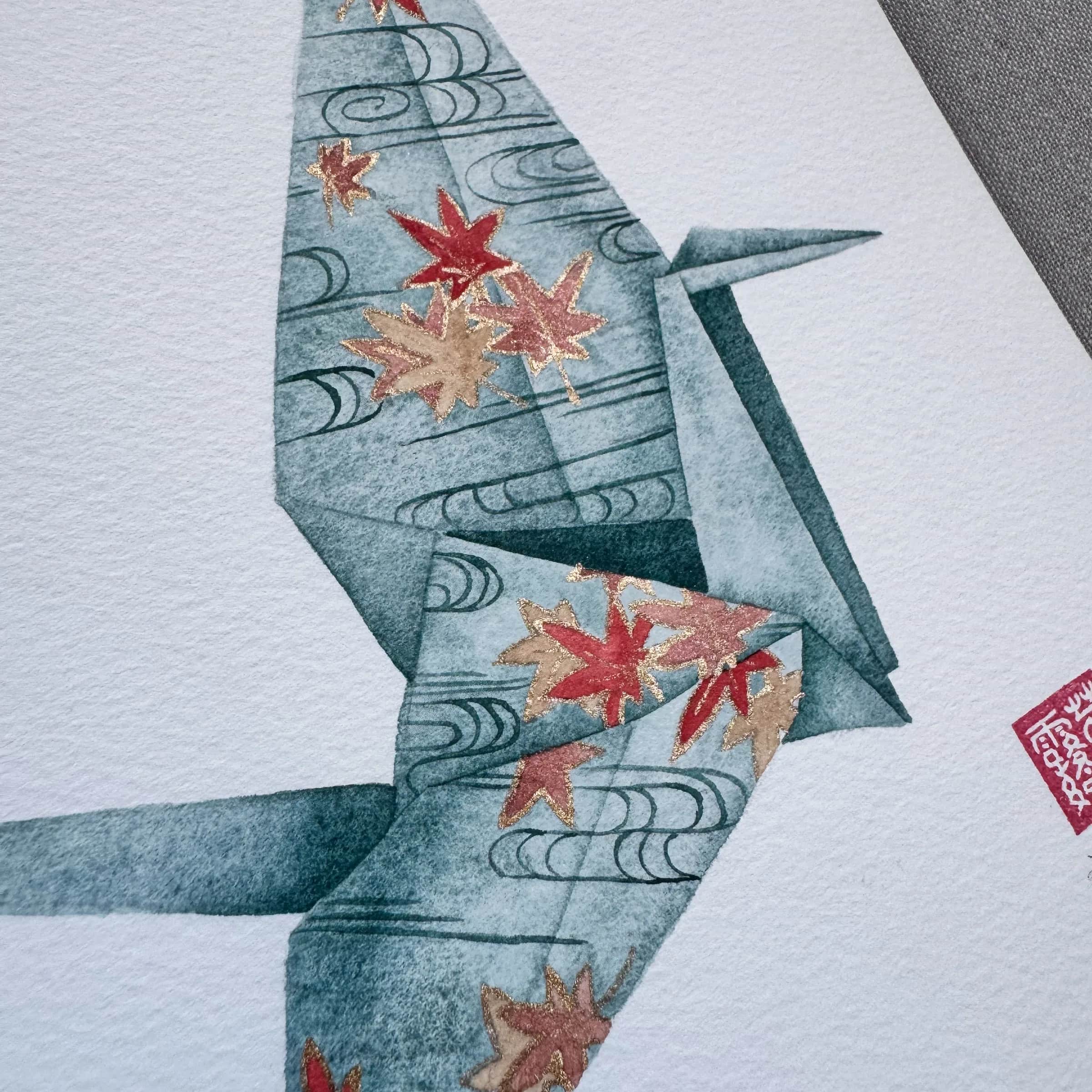 Herbst-Origami, Foto 2
