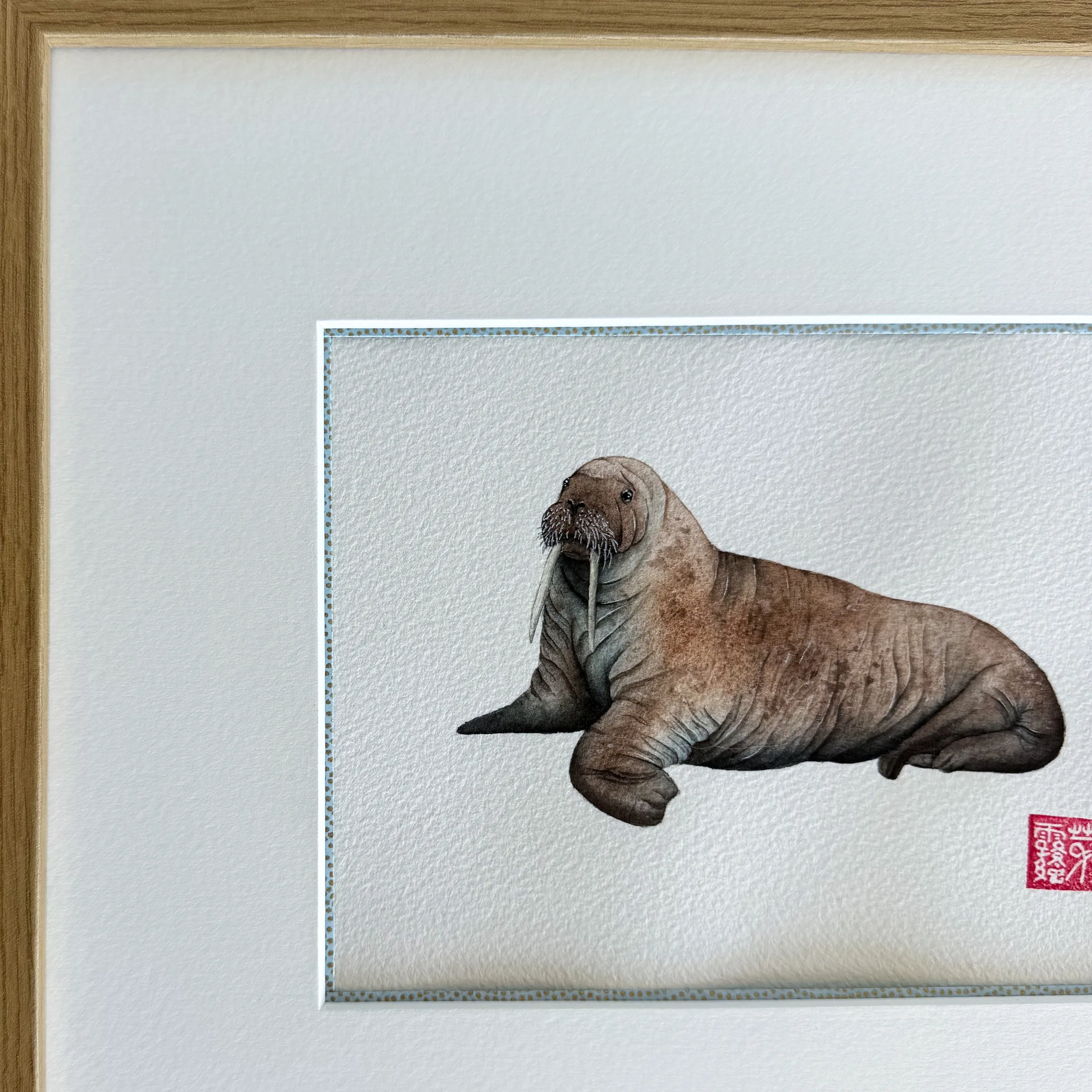 Zoom sur un filet en papier japonais